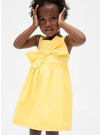 Baby & Toddler Poplin Bow Dress