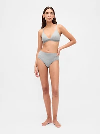 Organic Stretch Cotton Triangle Bra