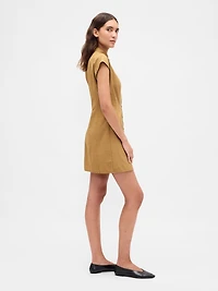 Poplin Seamed Shirtdress