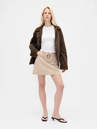 Belted Mini Skort