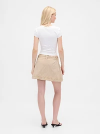Belted Mini Skort