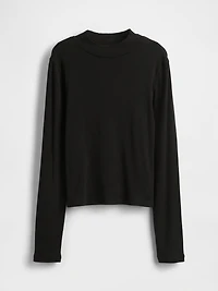 Kids Rib Mockneck T-Shirt