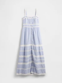 Lace-Trim Maxi Dress
