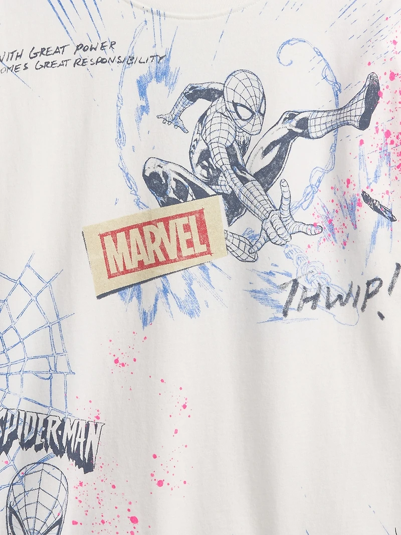 Kids Marvel Relaxed Graphic T-Shirt