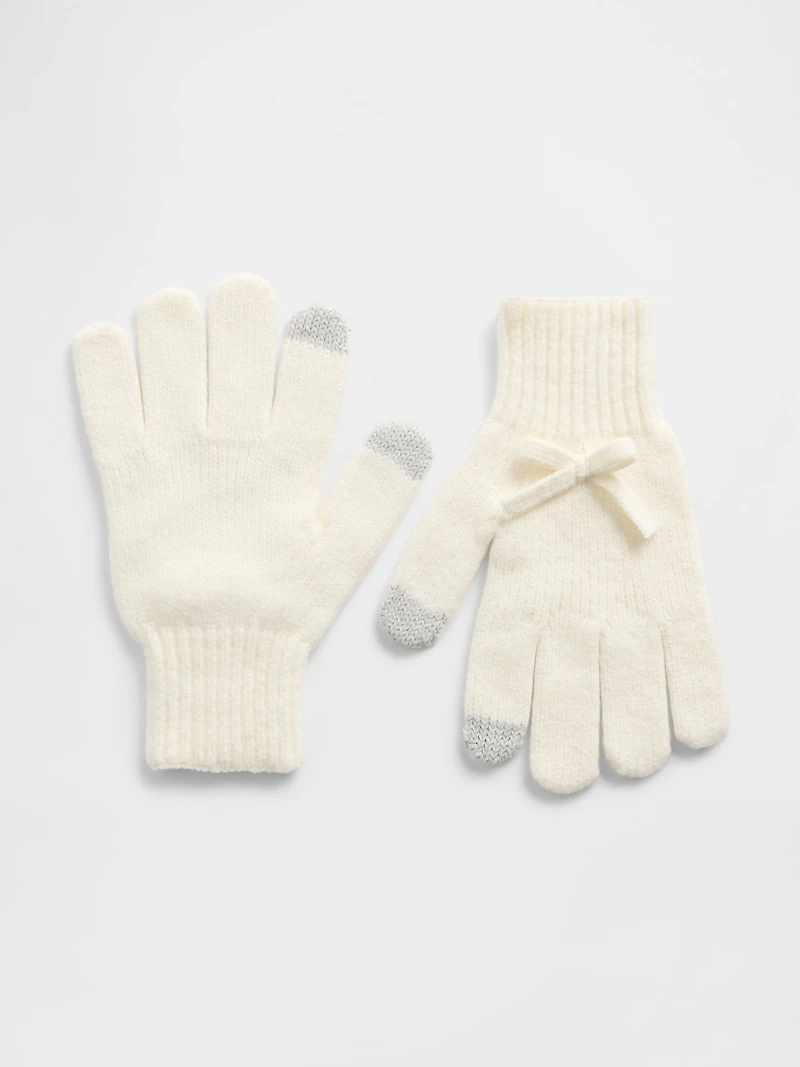 Kids CashSoft Bow Gloves