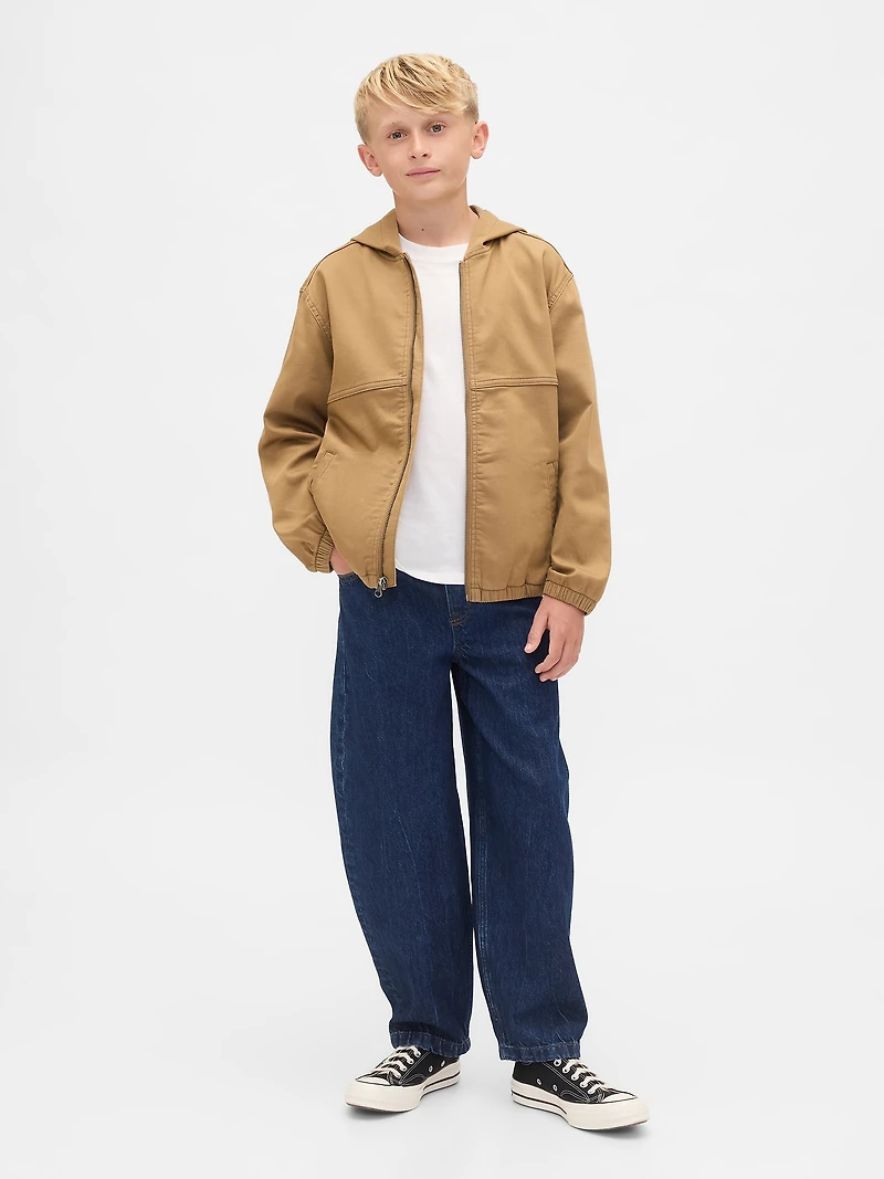 Kids Knit Denim Jacket