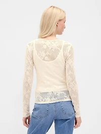 Sheer Lace Top