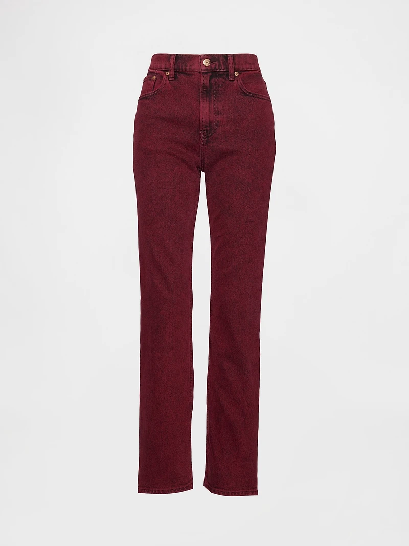 High Rise '90s Straight Jeans