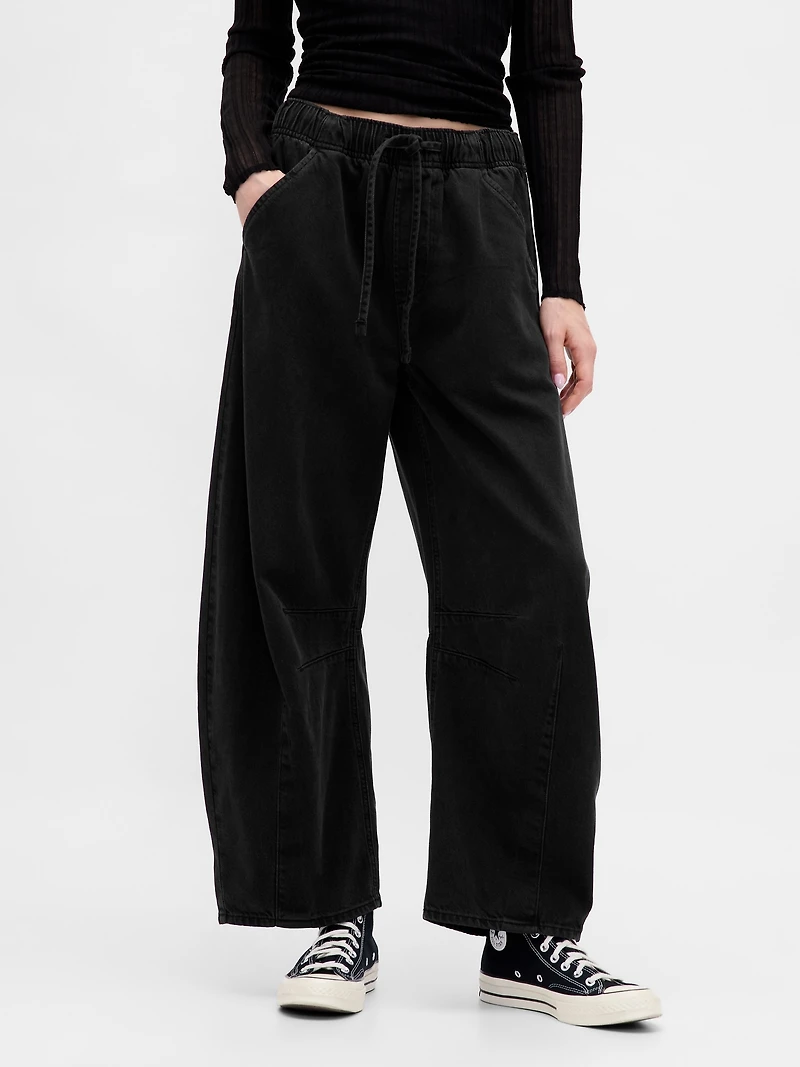 Mid Rise Easy Horseshoe Jeans