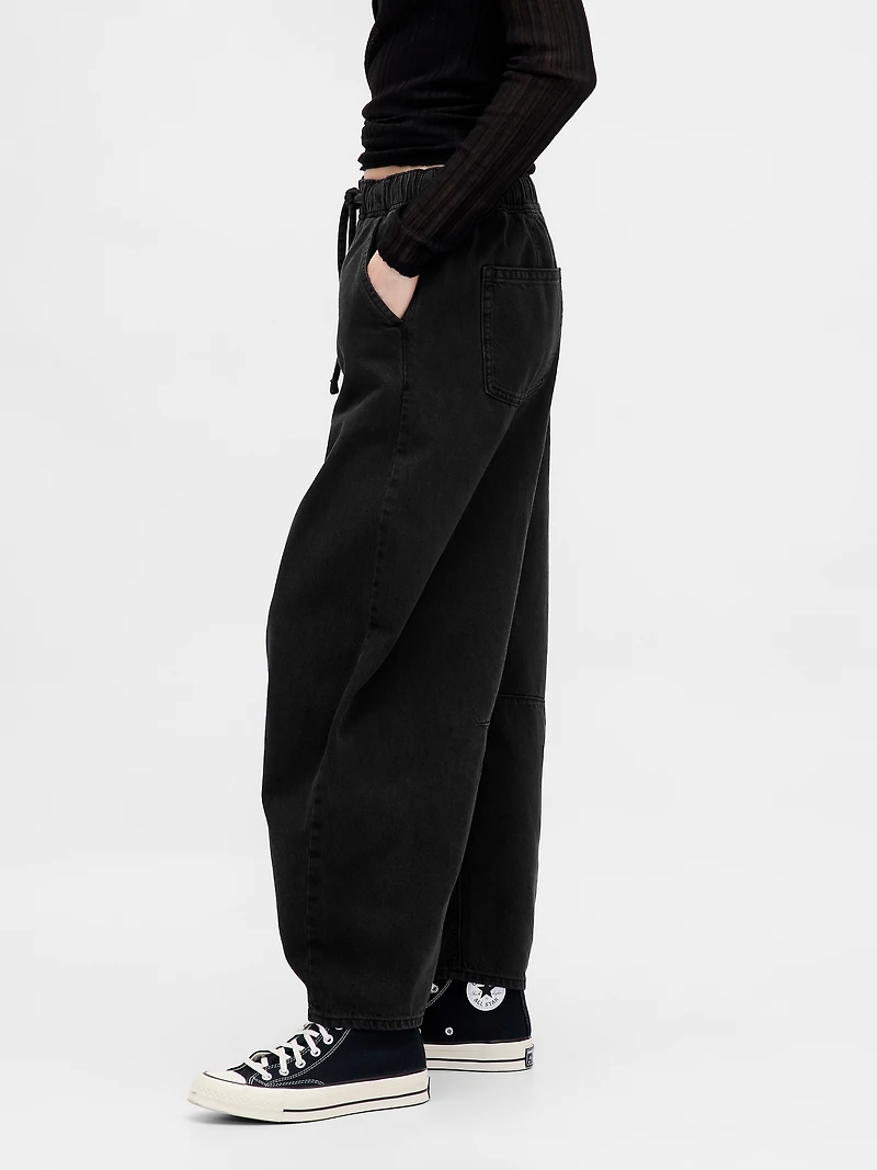 Mid Rise Easy Horseshoe Jeans