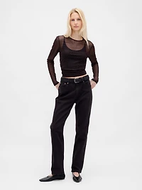 Mesh Crop T-Shirt