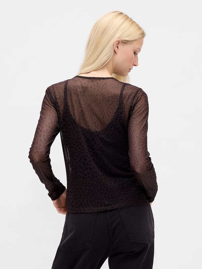 Mesh Crop T-Shirt