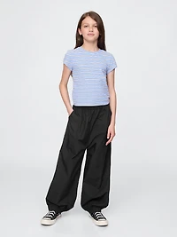 Kids Poplin Baggy Joggers