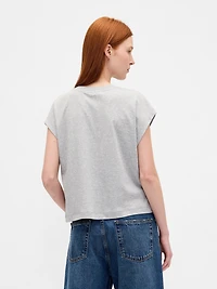 Supima® Cotton Relaxed Crop T-Shirt