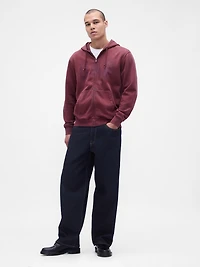VintageSoft Arch Logo Full-Zip Hoodie