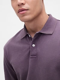 Relaxed Pique Polo Shirt