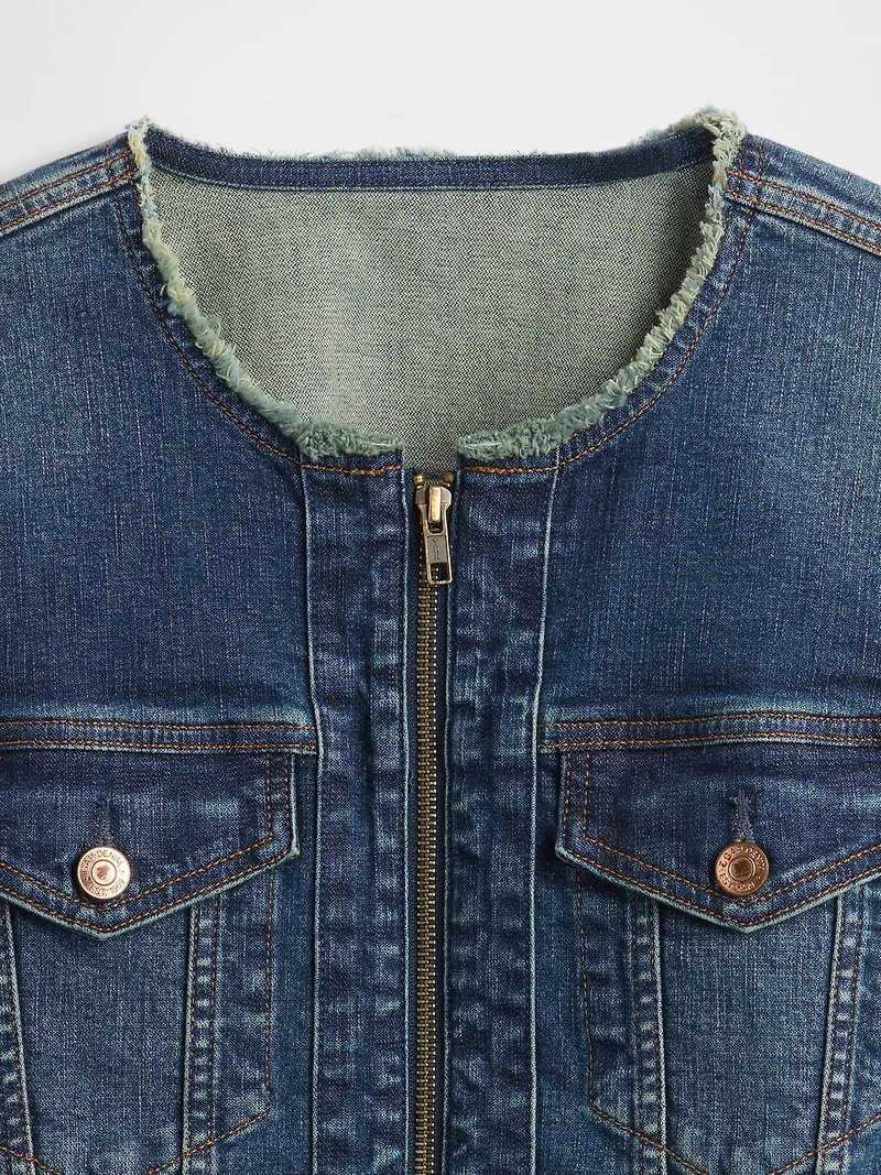 Denim Moto Jacket