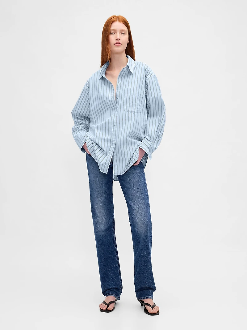 Organic Cotton Oxford Big Shirt