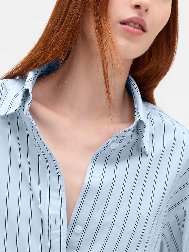 Organic Cotton Oxford Big Shirt