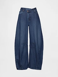 High Rise UltraSoft Crossover Horseshoe Jeans