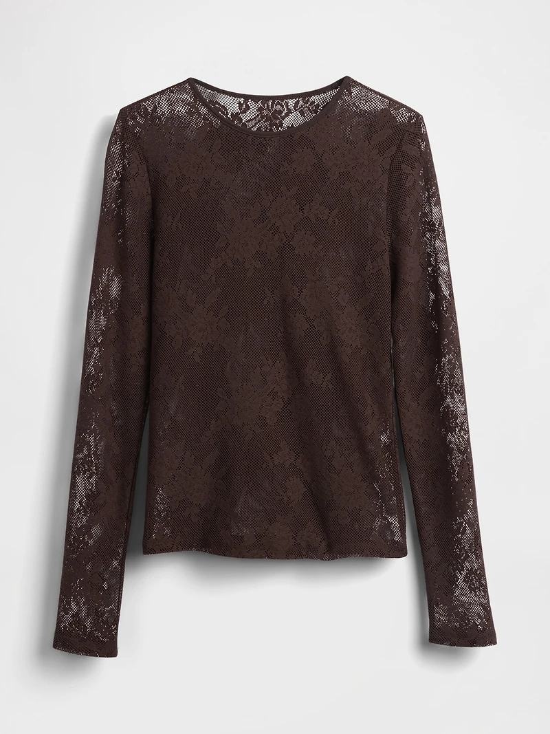 Sheer Lace Top