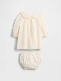 Baby Embroidered Dress Set