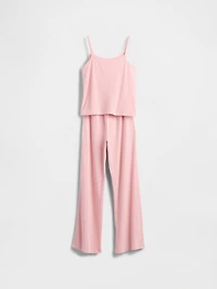 Kids Recycled Pointelle Tank PJ Set