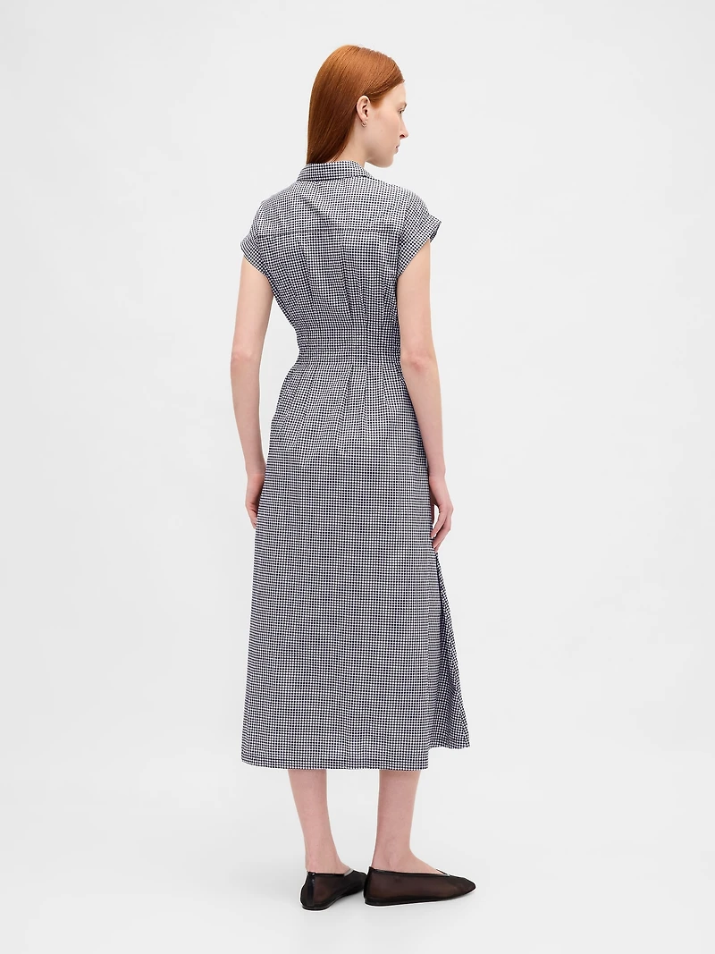 Poplin Midi Shirtdress