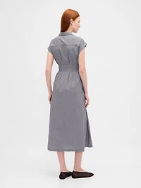 Poplin Midi Shirtdress
