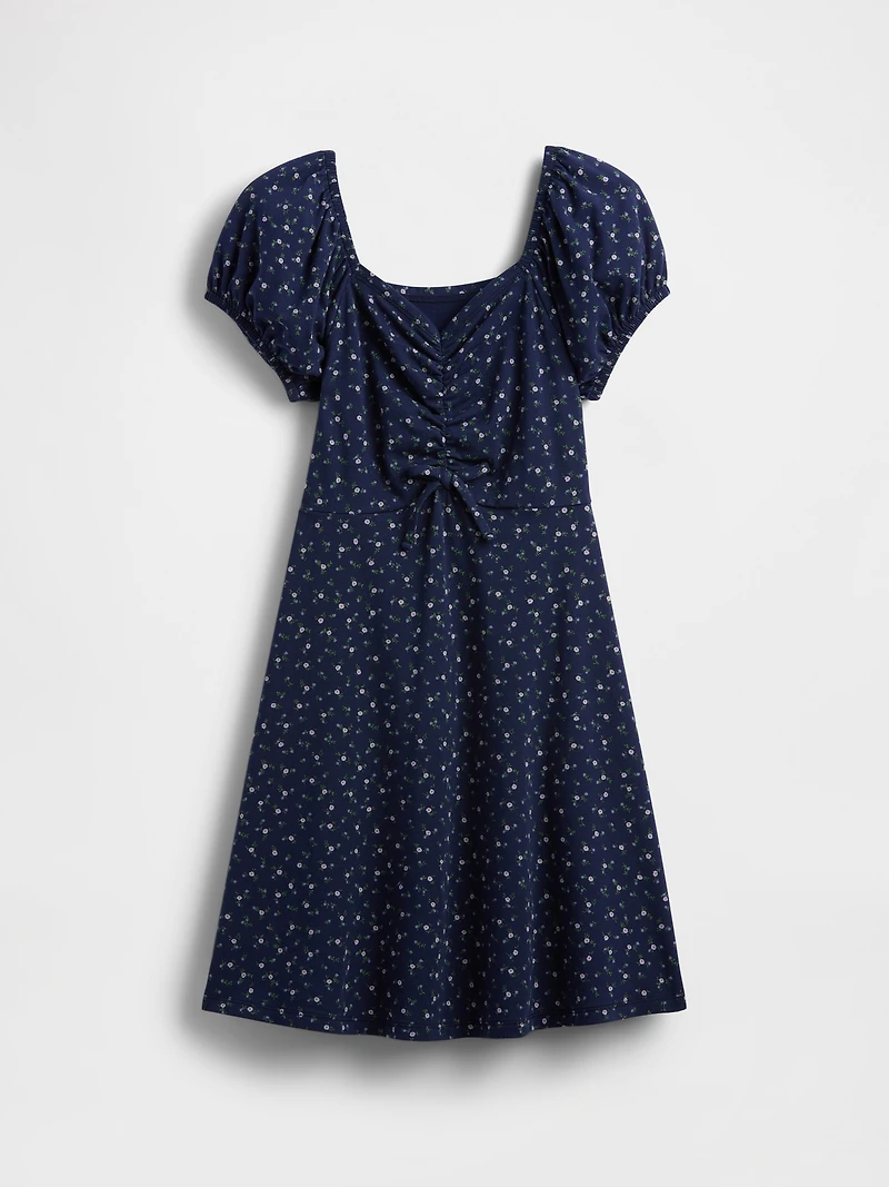 Kids Ruched Rib Dress