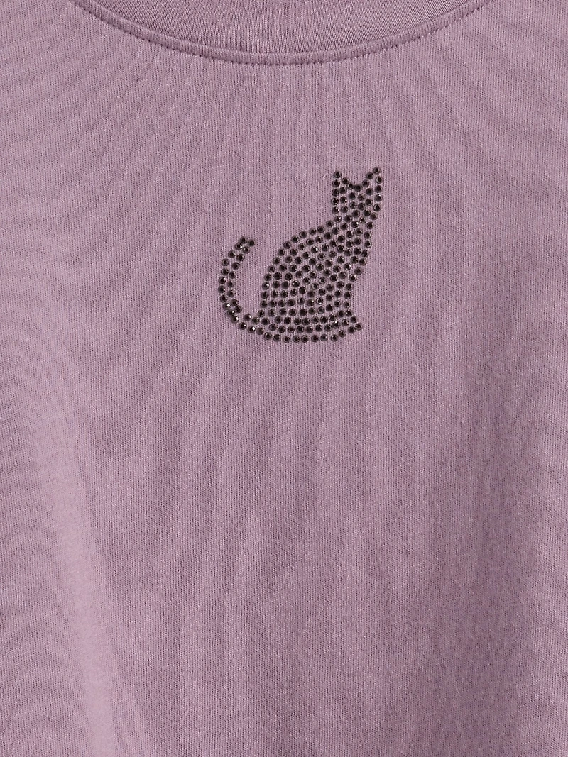 Kids Graphic Peplum T-Shirt