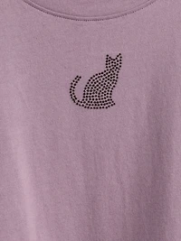 Kids Graphic Peplum T-Shirt