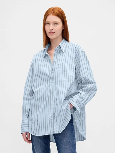 Organic Cotton Oxford Big Shirt
