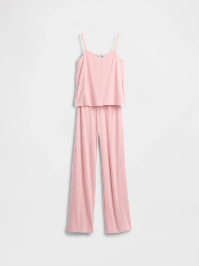 Kids Recycled Pointelle Tank PJ Set