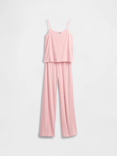 Kids Recycled Pointelle Tank PJ Set