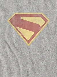 Kids Superman 2025 Logo Full Color Distress Graphic T-Shirt