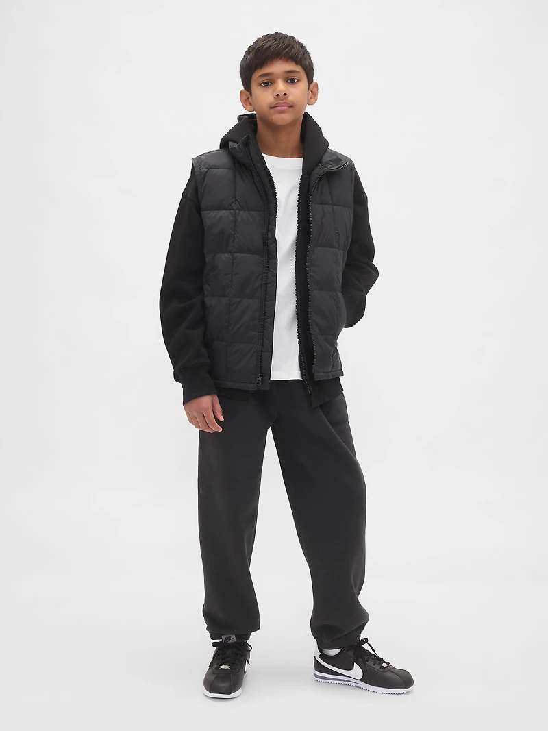 Kids Recycled Lightweight Puffer Vest