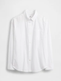 Kids Organic Cotton Poplin Relaxed Shirt
