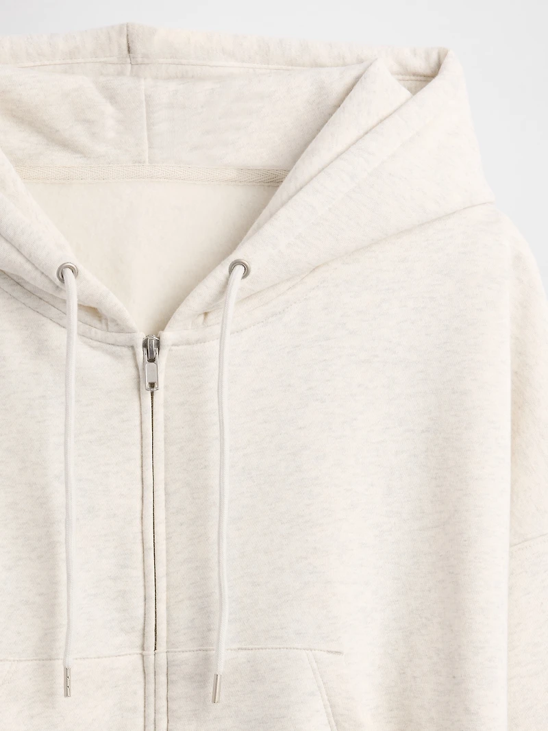 VintageSoft Full-Zip Wedge Hoodie