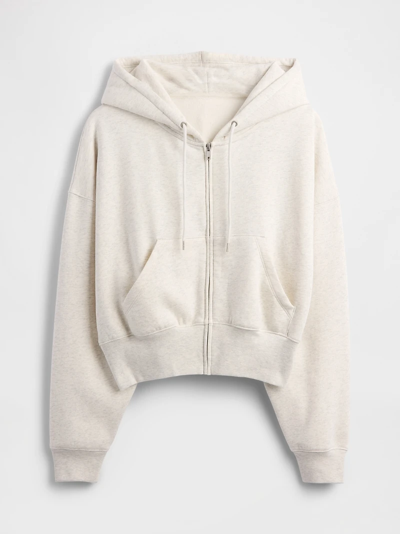 VintageSoft Full-Zip Wedge Hoodie
