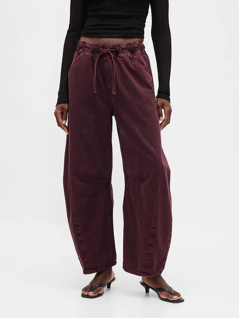 Mid Rise Easy Horseshoe Jeans