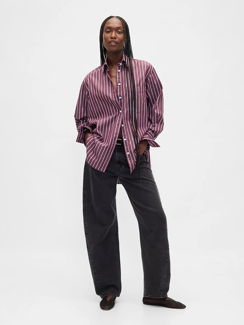 Organic Cotton Oxford Big Shirt