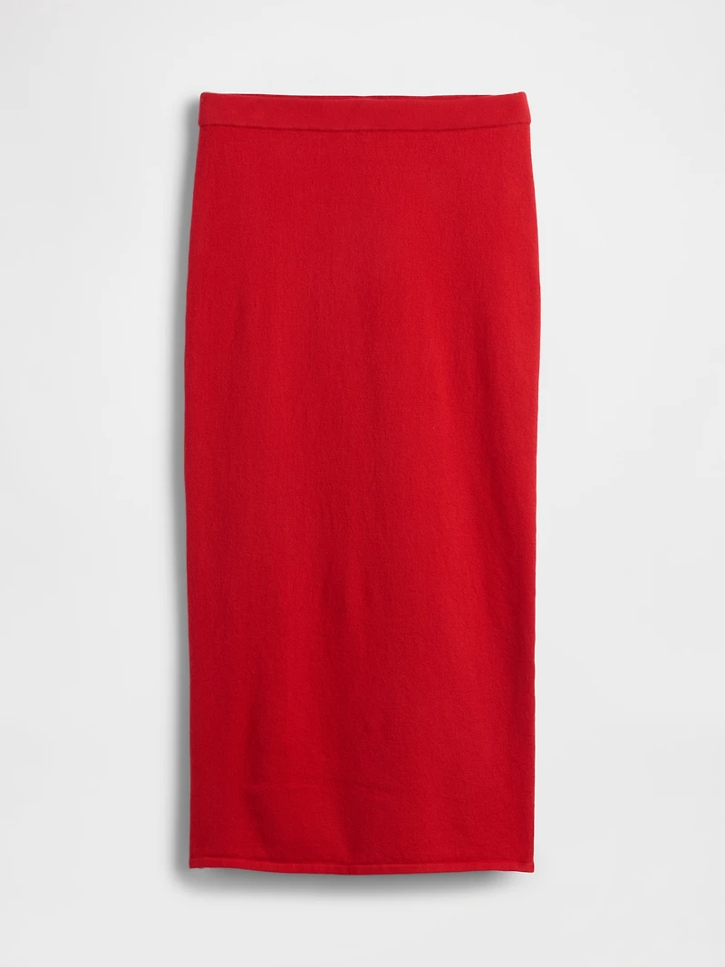 CashSoft Stretch Midi Skirt