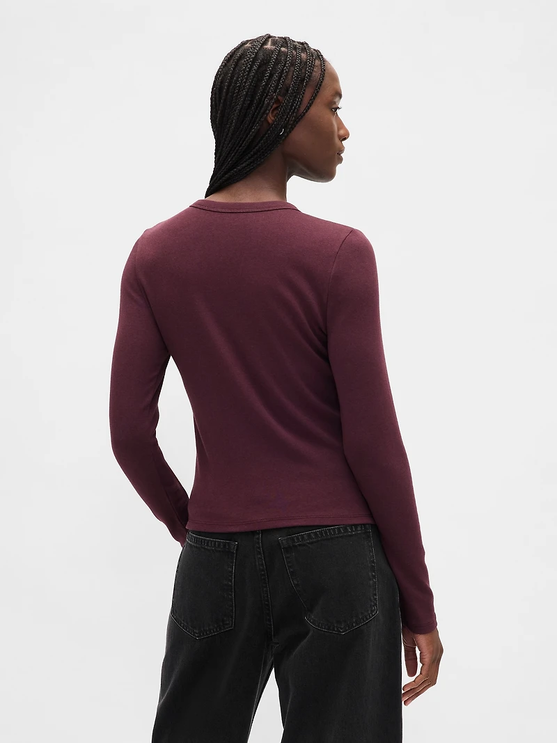 Modern Crewneck Cardigan