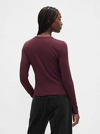 Modern Crewneck Cardigan