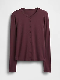 Modern Crewneck Cardigan