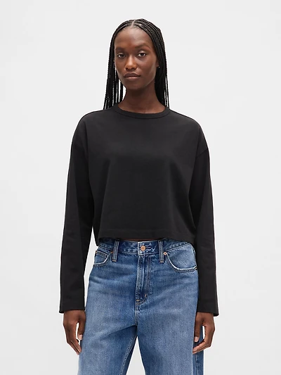 Organic Cotton VintageSoft Heavyweight Crop T-Shirt
