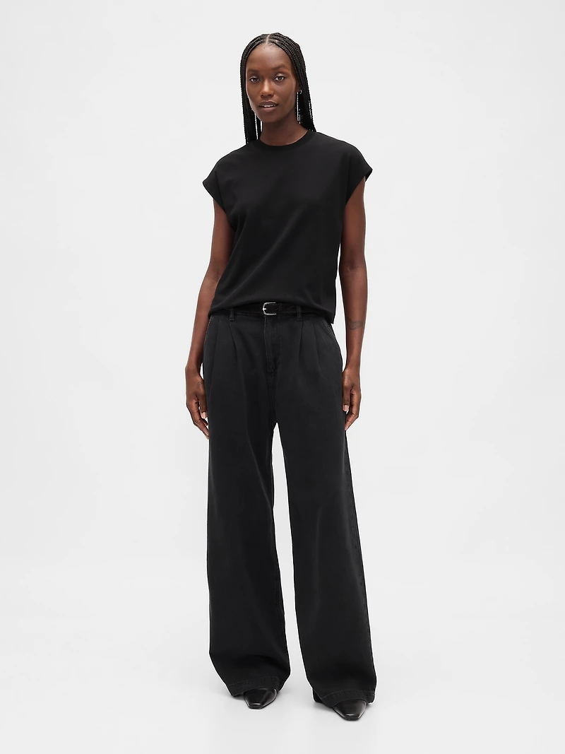 Supima® Cotton Relaxed Crop T-Shirt