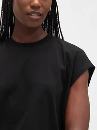 Supima® Cotton Relaxed Crop T-Shirt