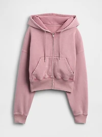 VintageSoft Full-Zip Wedge Hoodie
